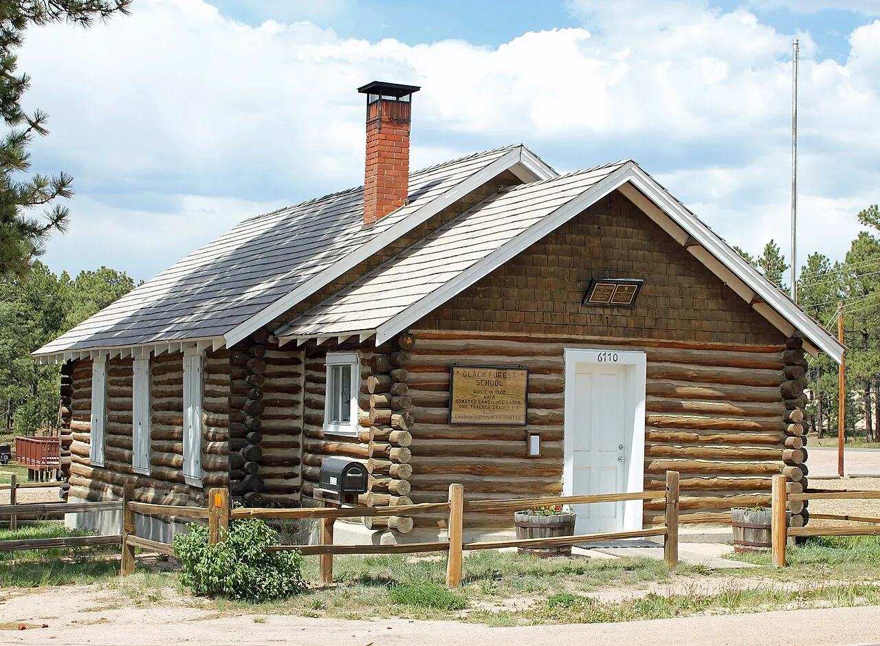Black Forest, Colorado, Rural ponderosa pine forest community in northern El Paso County known for large properties, equestrian estates, and low-density living.