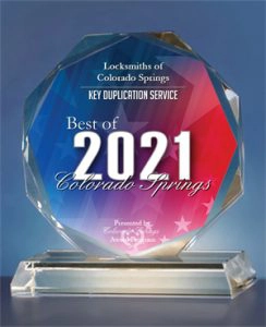 Locksmiths of Colorado Springs Receives 2021 Best of Colorado Springs Award